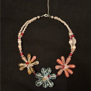 Vintage Nakamol Flower Necklace